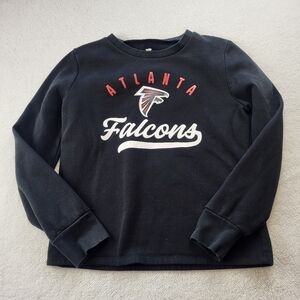 Fanatics Atlanta Falcons Pullover Women's Black Sweatshirt Size XS NFL Georgia